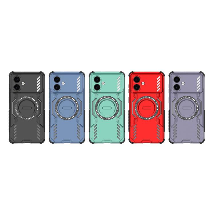 For Samsung Galaxy S26 Edge 5G Butterfly Armor MagSafe Magnetic Ring Shockproof Phone Case