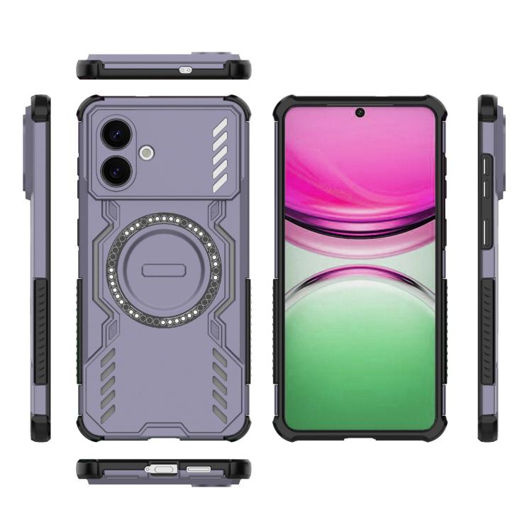 For Samsung Galaxy S26 Edge 5G Butterfly Armor MagSafe Magnetic Ring Shockproof Phone Case