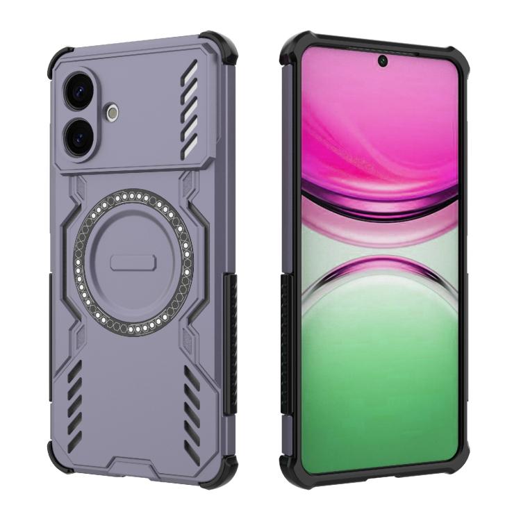 For Samsung Galaxy S26 Edge 5G Butterfly Armor MagSafe Magnetic Ring Shockproof Phone Case