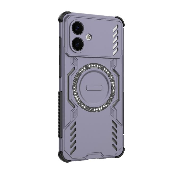 For Samsung Galaxy S26 Edge 5G Butterfly Armor MagSafe Magnetic Ring Shockproof Phone Case