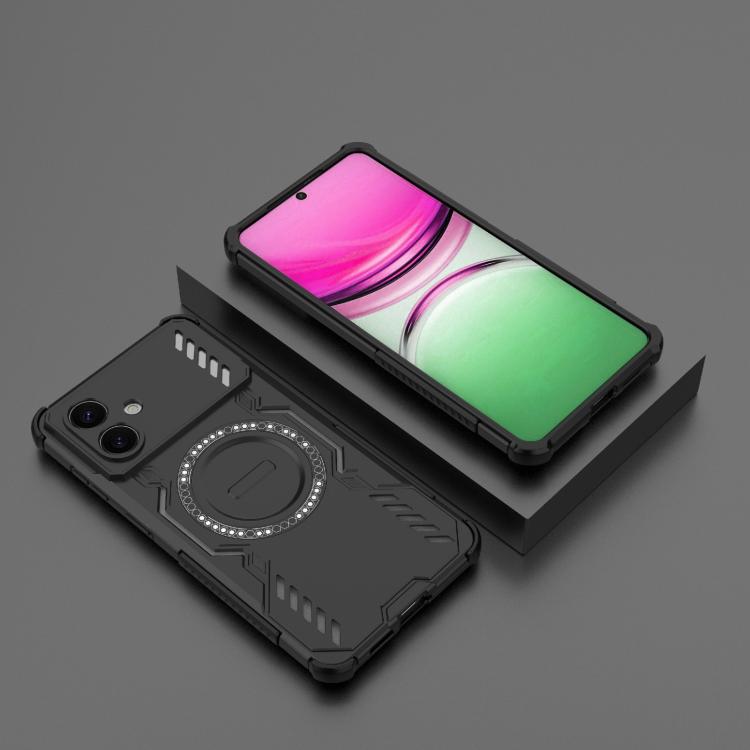 For Samsung Galaxy S26 Edge 5G Butterfly Armor MagSafe Magnetic Ring Shockproof Phone Case
