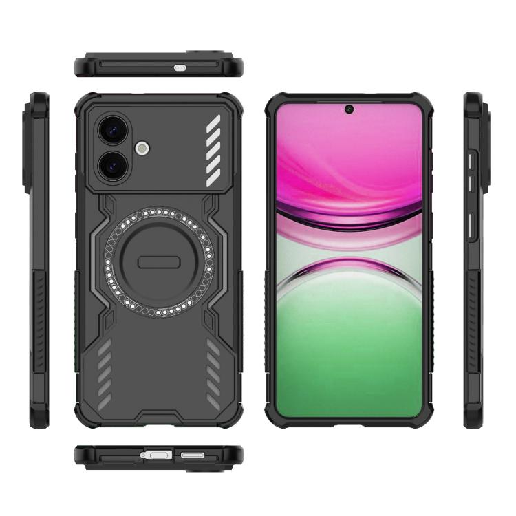 For Samsung Galaxy S26 Edge 5G Butterfly Armor MagSafe Magnetic Ring Shockproof Phone Case