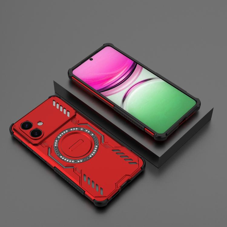 For Samsung Galaxy S26 Edge 5G Butterfly Armor MagSafe Magnetic Ring Shockproof Phone Case