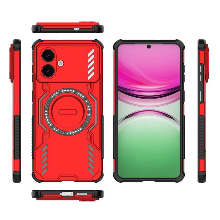 For Samsung Galaxy S26 Edge 5G Butterfly Armor MagSafe Magnetic Ring Shockproof Phone Case