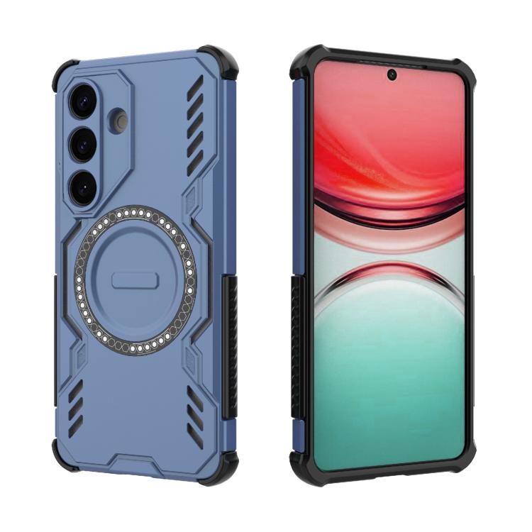 For Samsung Galaxy S26 5G Butterfly Armor MagSafe Magnetic Ring Shockproof Phone Case