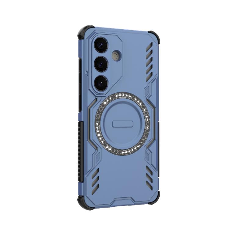 For Samsung Galaxy S26 5G Butterfly Armor MagSafe Magnetic Ring Shockproof Phone Case