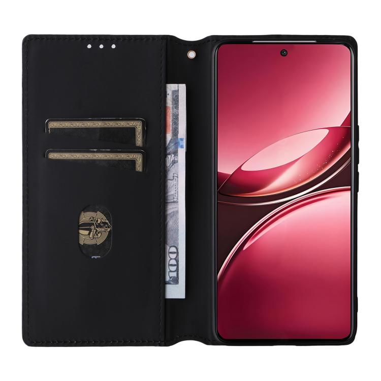 For vivo V50 5G Cubic Grid Texture Flip Leather Phone Case