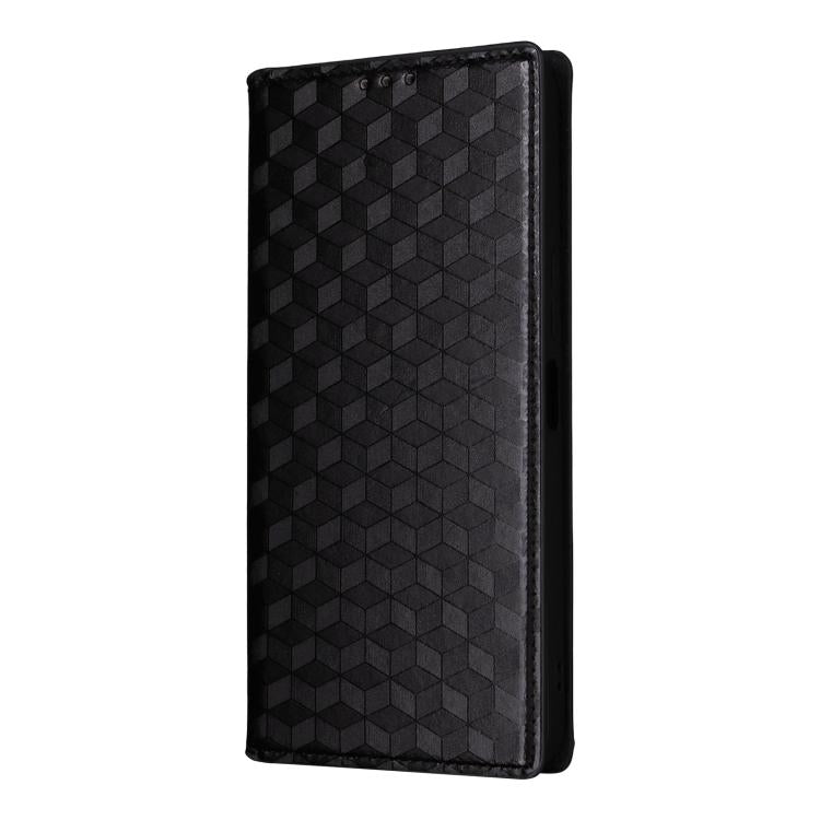 For vivo Y04 4G / Y29s 4G Cubic Grid Texture Flip Leather Phone Case