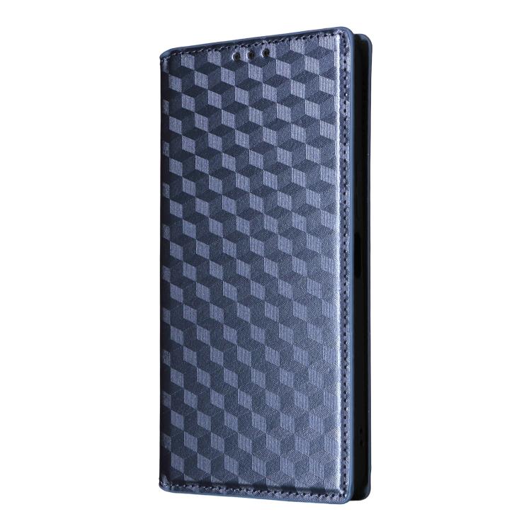 For vivo Y04 4G / Y29s 4G Cubic Grid Texture Flip Leather Phone Case
