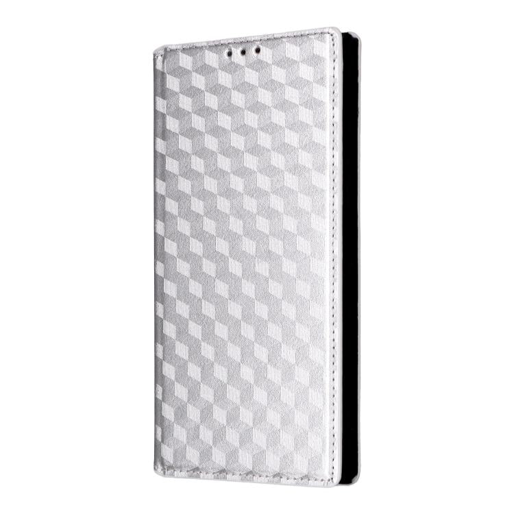For vivo Y04 4G / Y29s 4G Cubic Grid Texture Flip Leather Phone Case