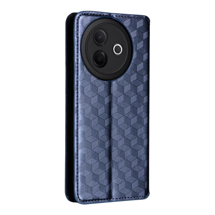For vivo Y39 5G / Y300i 5G Cubic Grid Texture Flip Leather Phone Case