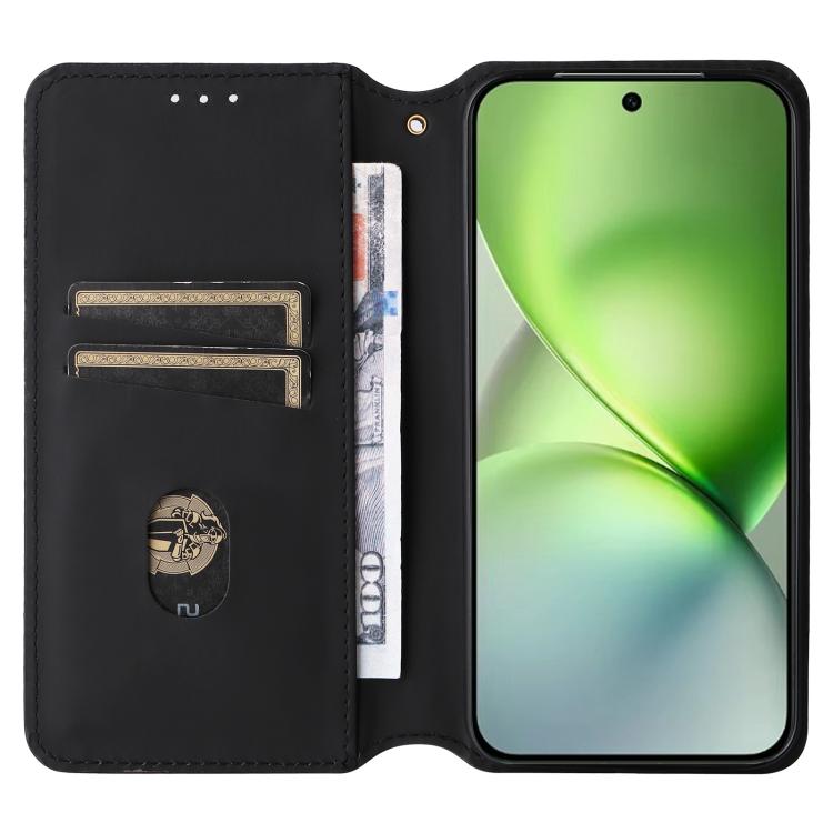 For vivo X200 Pro mini 5G Cubic Grid Texture Flip Leather Phone Case