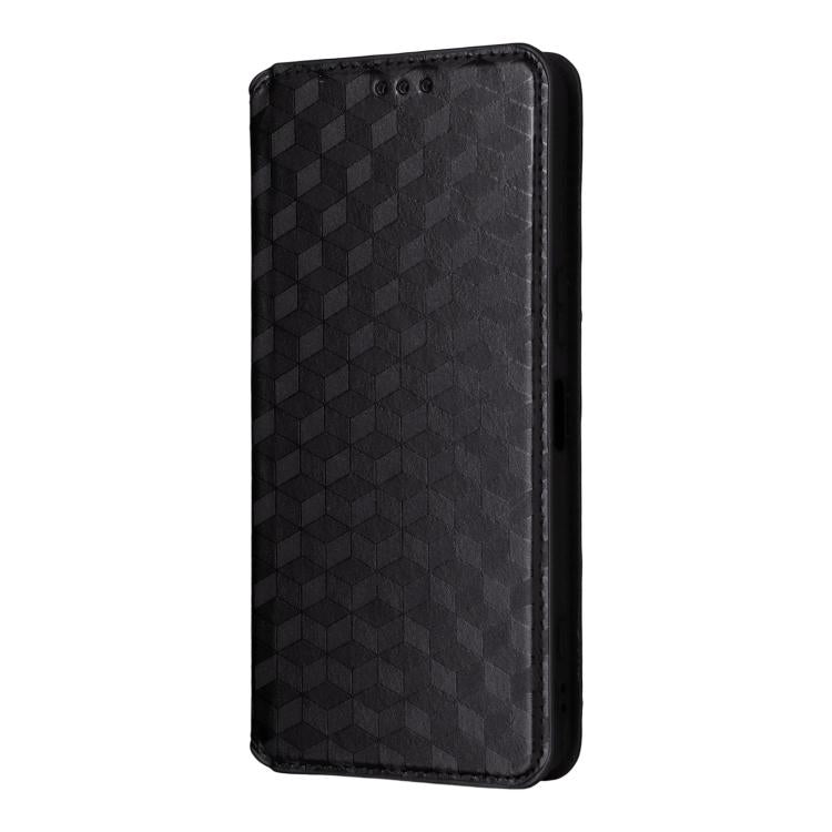 For vivo X200s 5G Cubic Grid Texture Flip Leather Phone Case