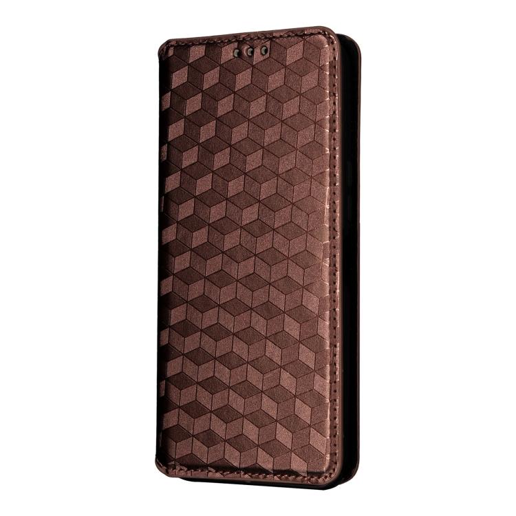 For vivo X200s 5G Cubic Grid Texture Flip Leather Phone Case