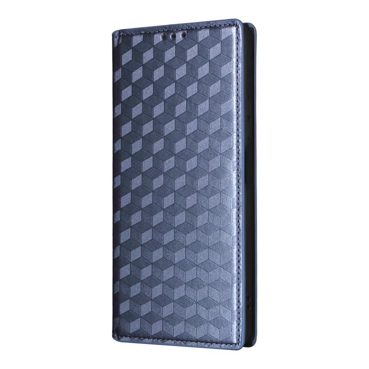For vivo X200 Ultra 5G Cubic Grid Texture Flip Leather Phone Case