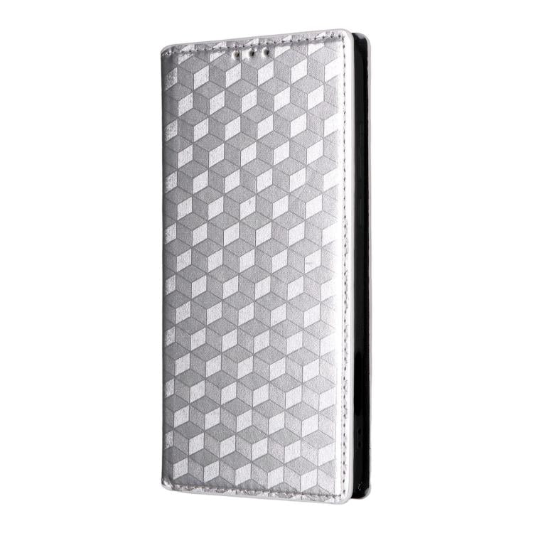 For vivo X200 Ultra 5G Cubic Grid Texture Flip Leather Phone Case
