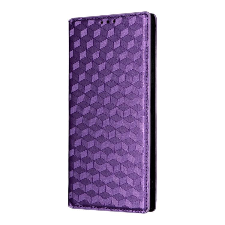For vivo X200 Ultra 5G Cubic Grid Texture Flip Leather Phone Case