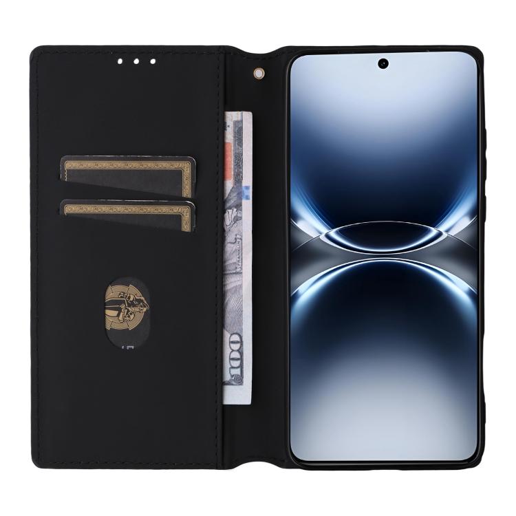 For vivo X200 Ultra 5G Cubic Grid Texture Flip Leather Phone Case