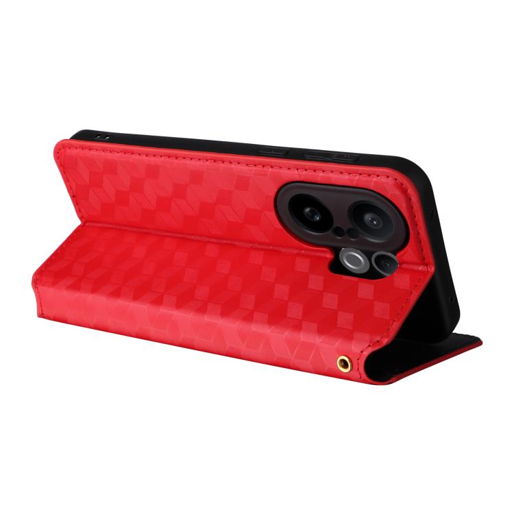 For vivo X200 FE 5G / S30 Pro mini 5G Cubic Grid Texture Flip Leather Phone Case
