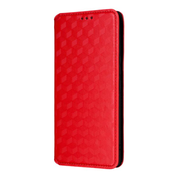 For vivo V60 5G Cubic Grid Texture Flip Leather Phone Case