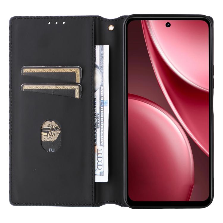 For vivo Y31 5G 2025 / Y21d 4G Cubic Grid Texture Flip Leather Phone Case