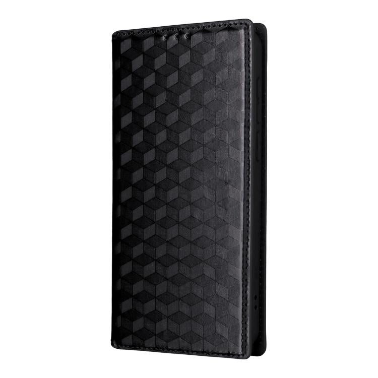 For vivo X300 Pro 5G Cubic Grid Texture Flip Leather Phone Case