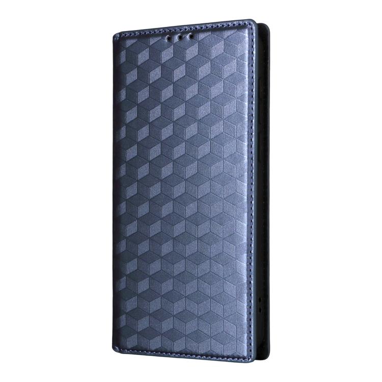 For vivo X300 Pro 5G Cubic Grid Texture Flip Leather Phone Case