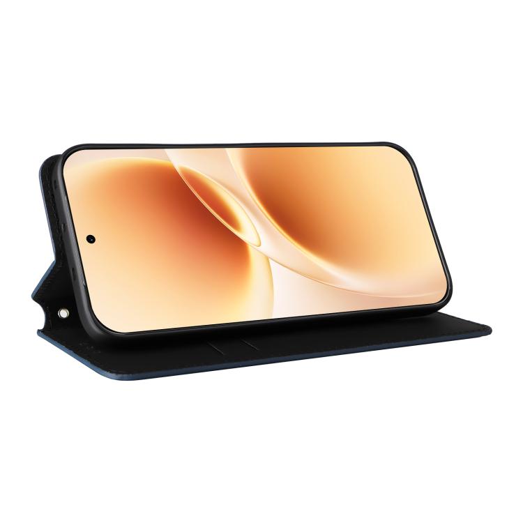 For vivo V70 5G / V70 Elite 5G Cubic Grid Texture Flip Leather Phone Case