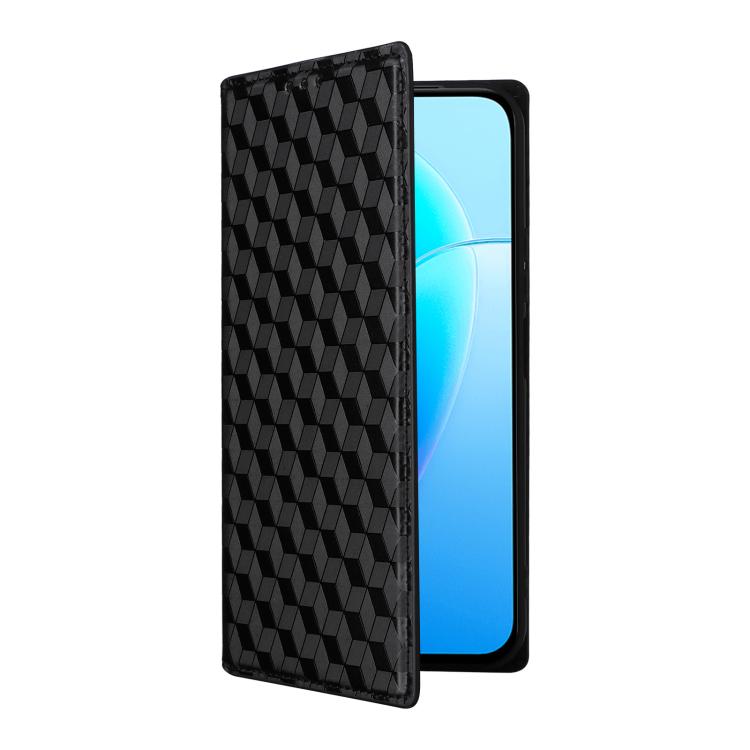 For vivo Y31d 4G / Y500i 5G Cubic Grid Texture Flip Leather Phone Case