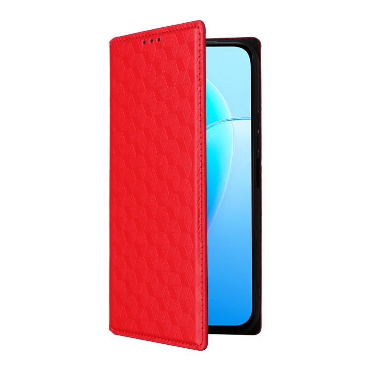 For vivo Y31d 4G / Y500i 5G Cubic Grid Texture Flip Leather Phone Case
