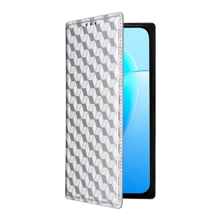 For vivo Y31d 4G / Y500i 5G Cubic Grid Texture Flip Leather Phone Case