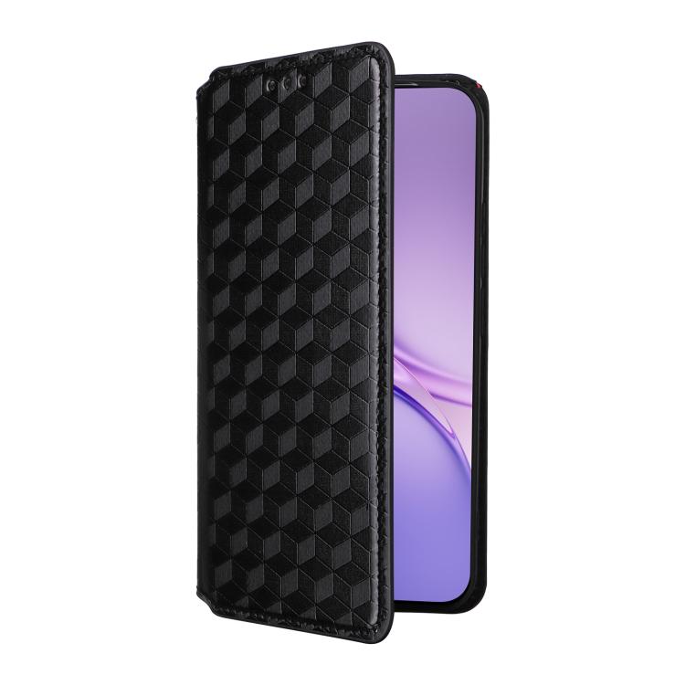For vivo X300 FE / S50 Pro mini Cubic Grid Texture Flip Leather Phone Case
