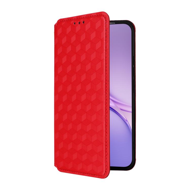 For vivo X300 FE / S50 Pro mini Cubic Grid Texture Flip Leather Phone Case