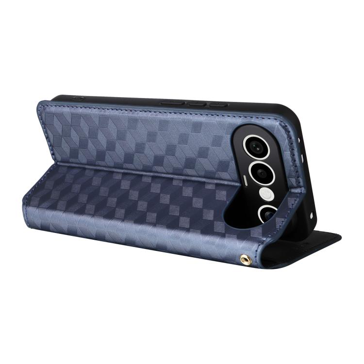 For vivo X300 FE / S50 Pro mini Cubic Grid Texture Flip Leather Phone Case