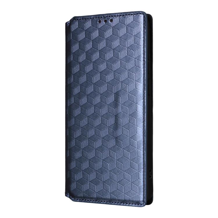 For vivo X300 Ultra Cubic Grid Texture Flip Leather Phone Case