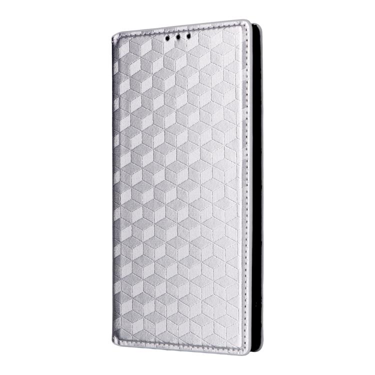 For vivo X300 Ultra Cubic Grid Texture Flip Leather Phone Case