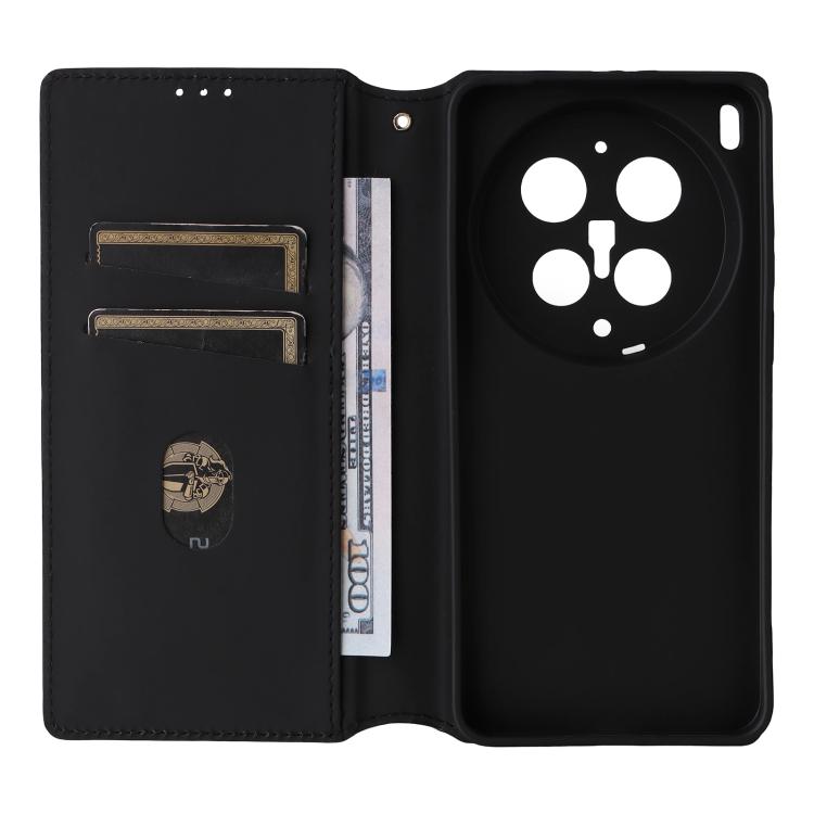 For vivo X300 Ultra Cubic Grid Texture Flip Leather Phone Case