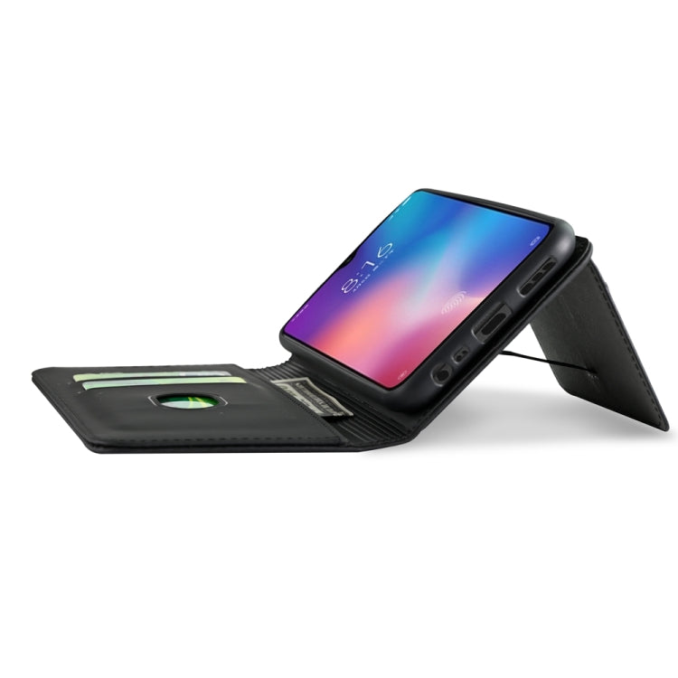 For Xiaomi Redmi 9 Strong Magnetism Shockproof Horizontal Flip Liquid Feel Leather Case with Holder & Card Slots & Wallet