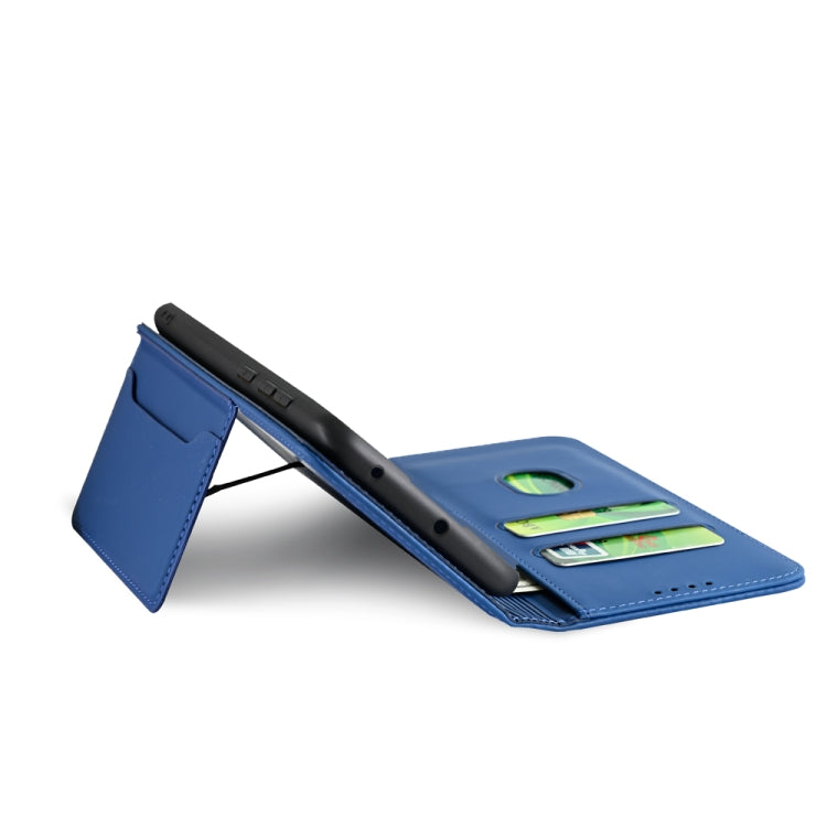 For Xiaomi Redmi 9 Strong Magnetism Shockproof Horizontal Flip Liquid Feel Leather Case with Holder & Card Slots & Wallet