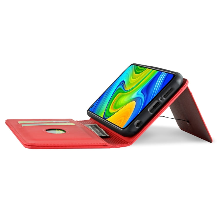 For Xiaomi Redmi 10X 4G Strong Magnetism Shockproof Horizontal Flip Liquid Feel Leather Case with Holder & Card Slots & Wallet