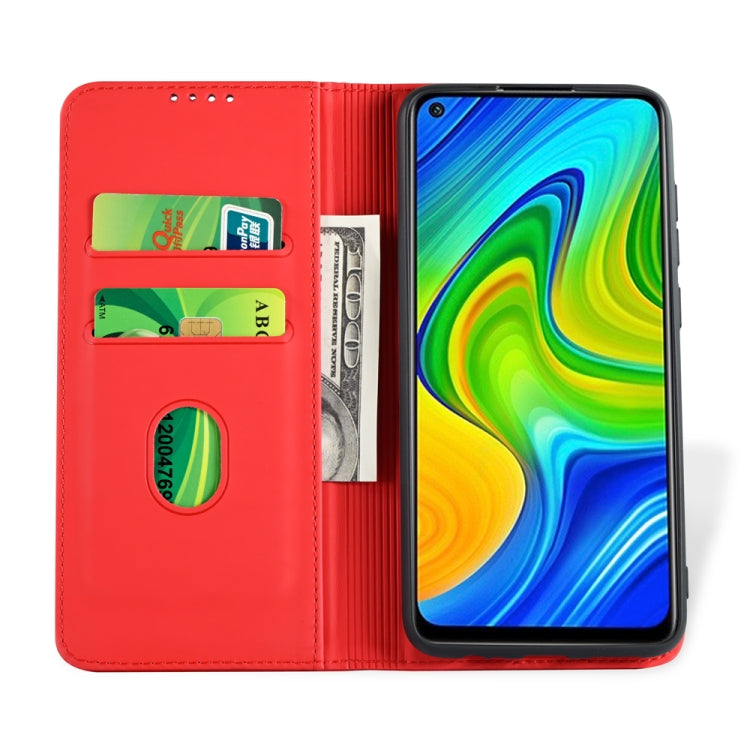 For Xiaomi Redmi 10X 4G Strong Magnetism Shockproof Horizontal Flip Liquid Feel Leather Case with Holder & Card Slots & Wallet