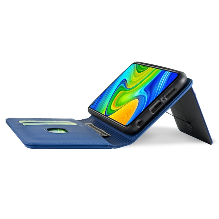 For Xiaomi Redmi 10X 4G Strong Magnetism Shockproof Horizontal Flip Liquid Feel Leather Case with Holder & Card Slots & Wallet