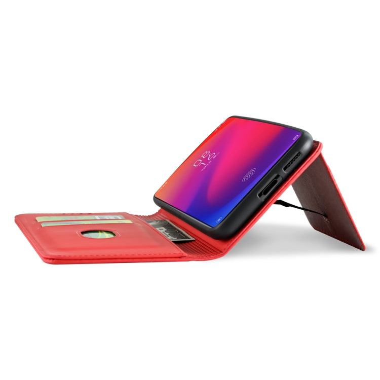 For Xiaomi Mi 9T / 9T Pro / Redmi K20 / K20 Pro Strong Magnetism Shockproof Horizontal Flip Liquid Feel Leather Case with Holder & Card Slots & Wallet