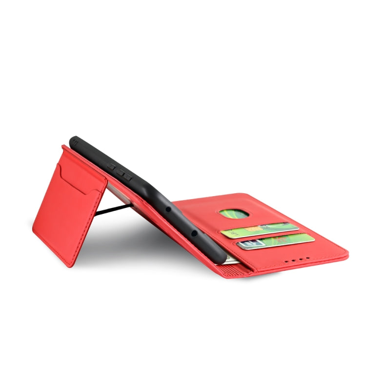 For Xiaomi Redmi Note 8 Strong Magnetism Shockproof Horizontal Flip Liquid Feel Leather Case with Holder & Card Slots & Wallet
