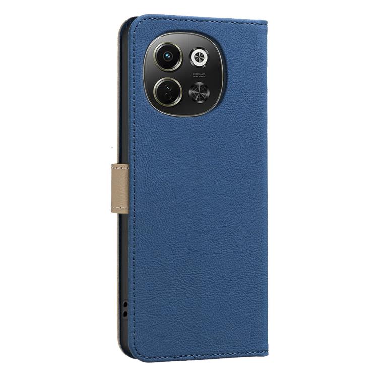 For Tecno Pova 6 Neo 5G / Spark 30 5G Splicing Color Hollow Flower Pattern RFID Leather Phone Case