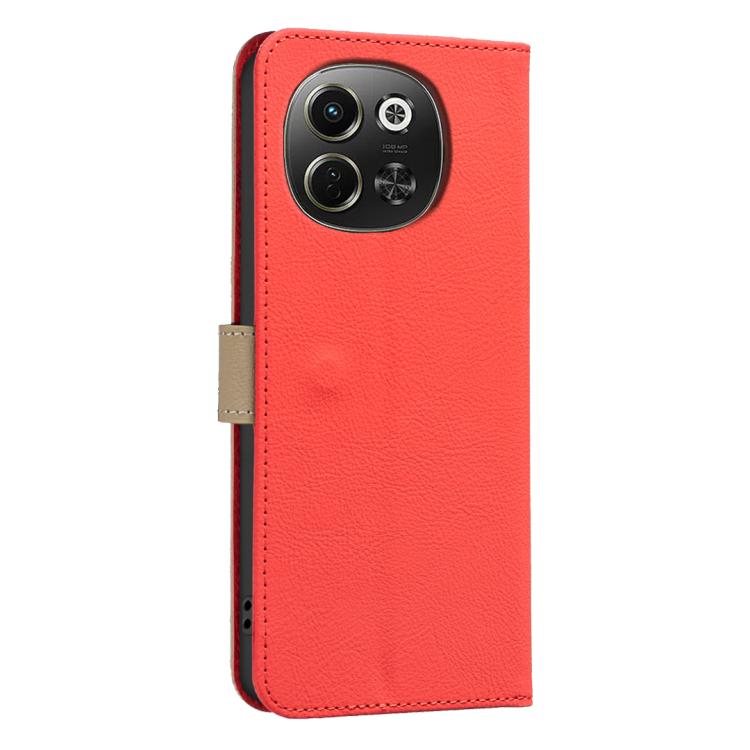 For Tecno Pova 6 Neo 5G / Spark 30 5G Splicing Color Hollow Flower Pattern RFID Leather Phone Case