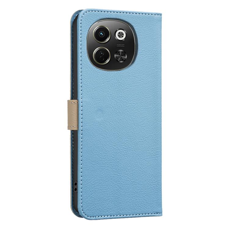 For Tecno Pova 6 Neo 5G / Spark 30 5G Splicing Color Hollow Flower Pattern RFID Leather Phone Case