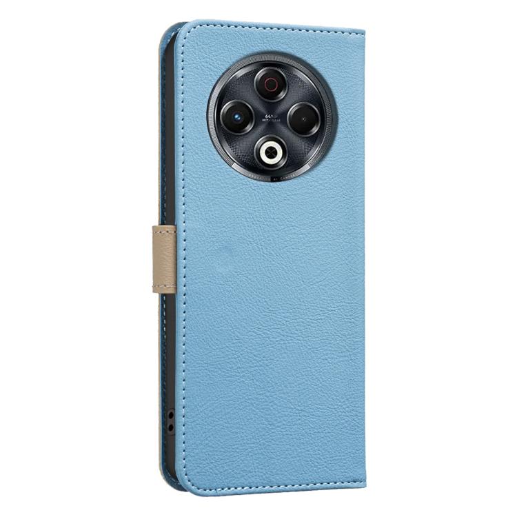 For Tecno Spark 30 4G Splicing Color Hollow Flower Pattern RFID Leather Phone Case