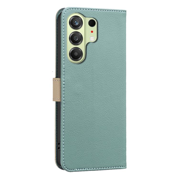For Tecno Camon 50 4G Splicing Color Hollow Flower Pattern RFID Leather Phone Case
