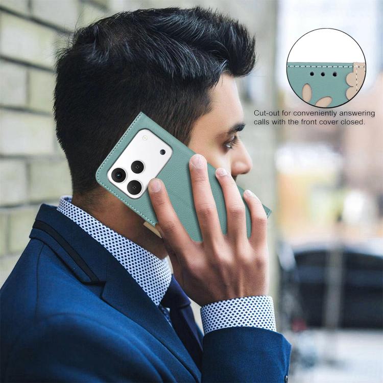 For Tecno Spark 50 4G Splicing Color Hollow Flower Pattern RFID Leather Phone Case
